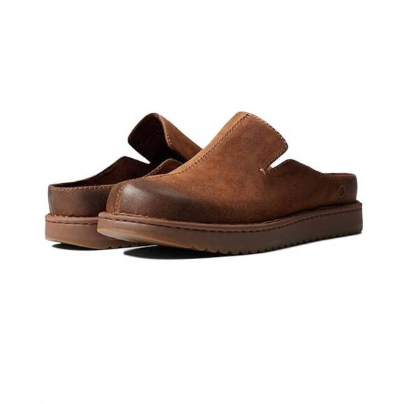 NEW BORN men\'s jude slip-on shoes in tan/brown